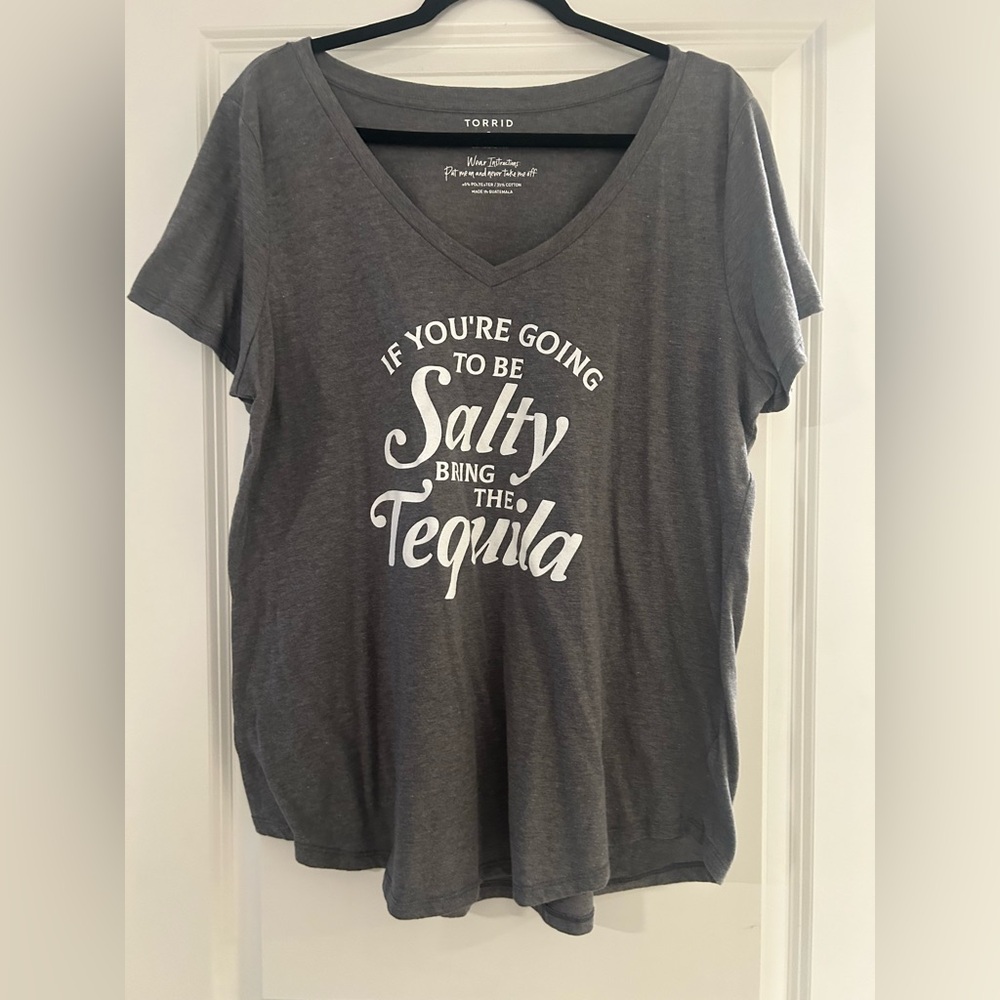 Torrid Charcoal Graphic Tee Tequila